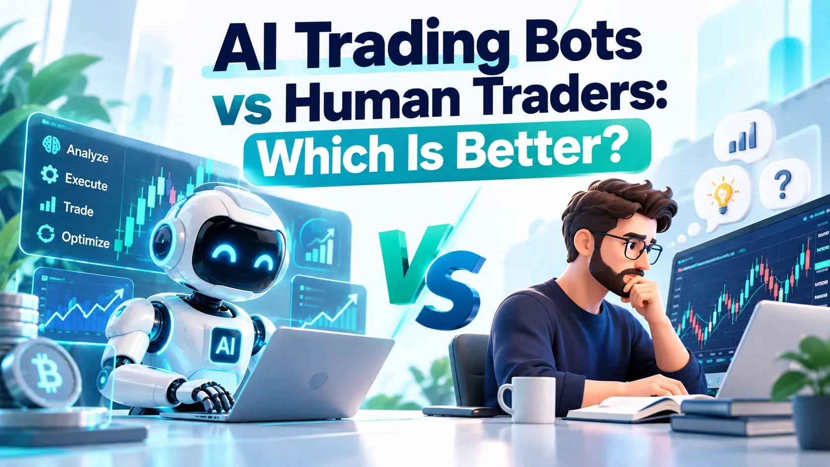 AI Trading Bots vs Human Traders: 7 Key Pros & Risks